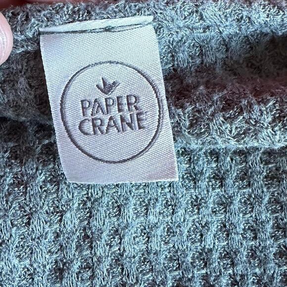 Womens Top Size Small Gray Waffle Texture Spa Feel Casual Elegance - Picture 6 of 6